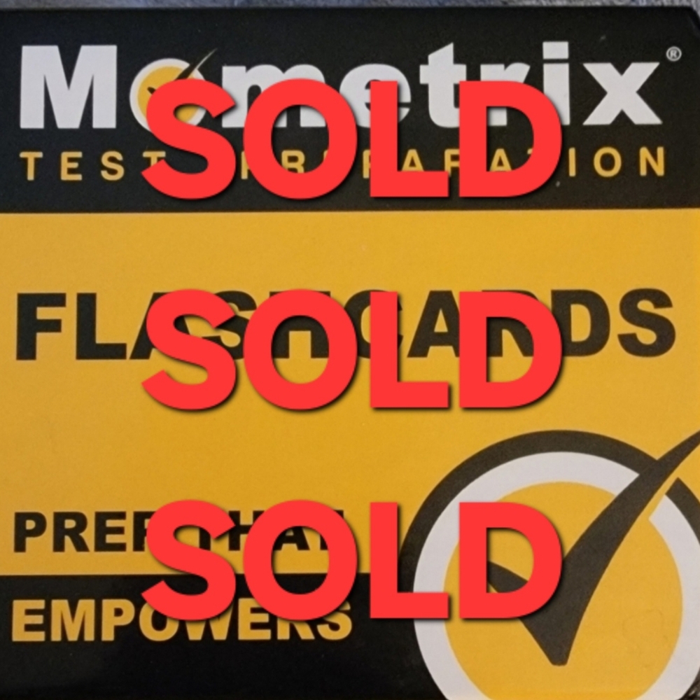SOLD SOLD SOLD NURSING Exam Preparation Mometrix Flashcards  Adult Genteology